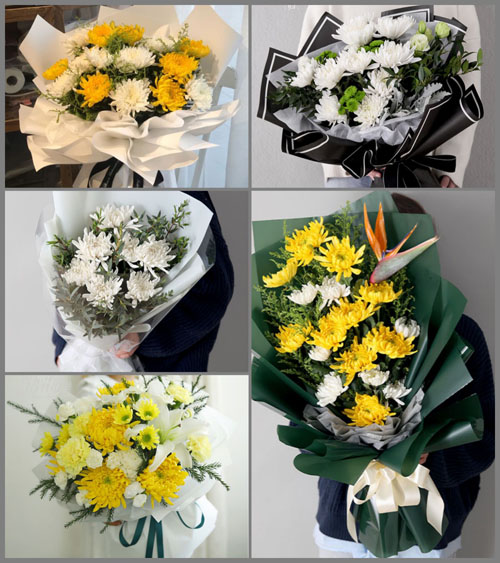 广东湛江市吴川市振文镇沙洲村白事花束代送
